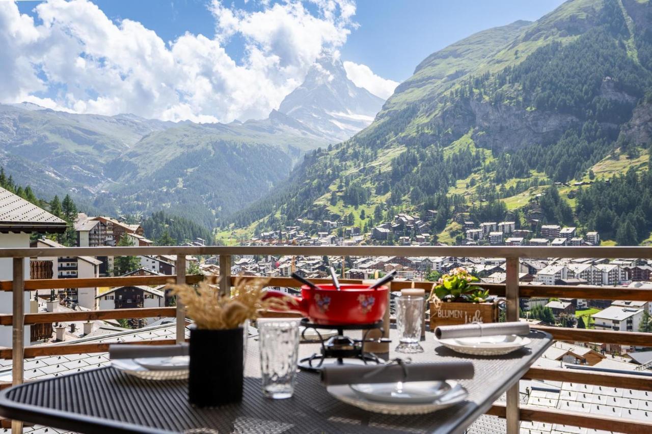 Fantastic Panoramic View Home In Zermatt Exterior photo